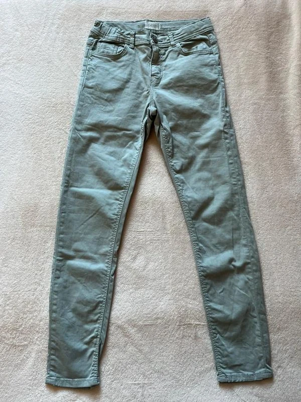 jean slim kiabi vert d’eau – 12 ans